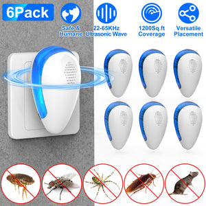 PestRepulse™ Ultrasonic Pest Repeller — 6 Pack